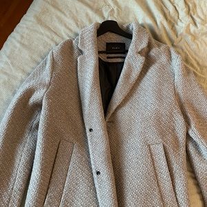 Zara Men textured coat